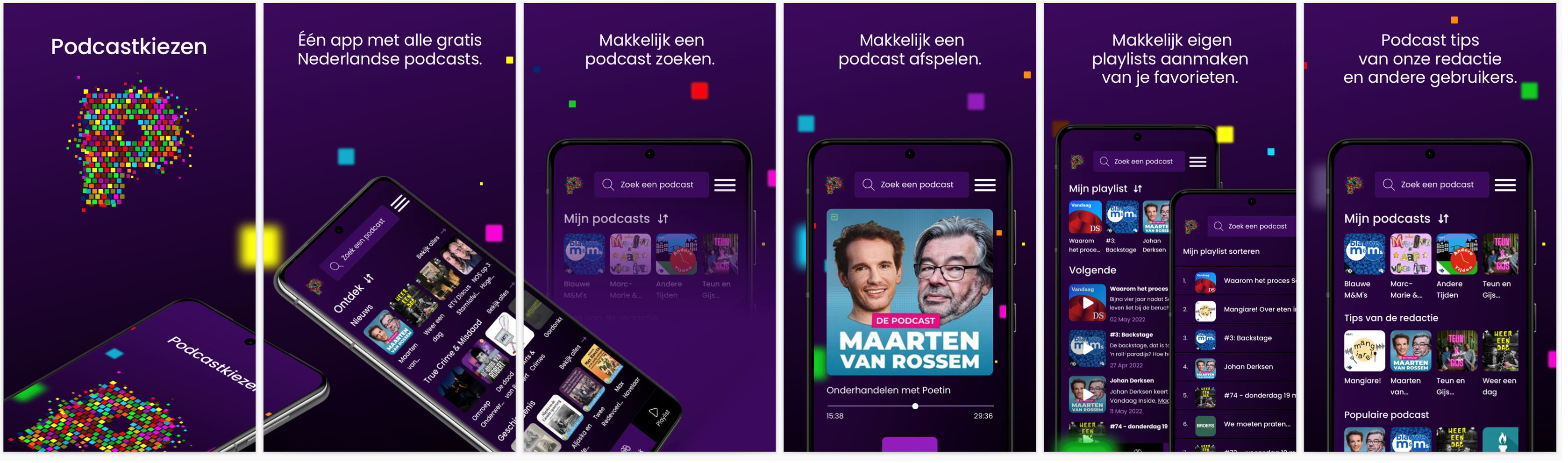 Podcastkiezen app